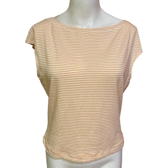 St. John Bateau Neck Striped Tee Size M - Picture 1 of 5